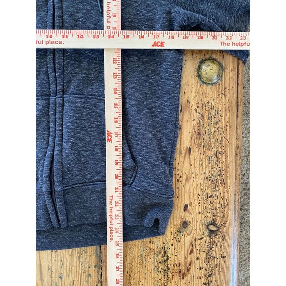 Hollister California Womens Gray Full Zip Hoodie XS drawstring Cotton Long Sleev - Picture 7 of 7